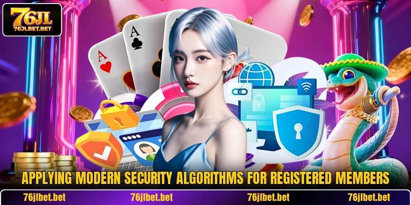 Applying modern security algorithms for registered members
