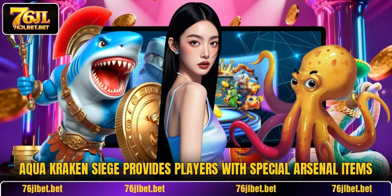 Aqua Kraken Siege provides players with special arsenal items