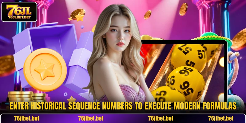 Enter historical sequence numbers to execute modern formulas