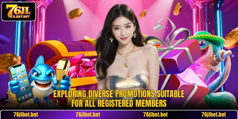Exploring diverse promotions suitable for all registered members