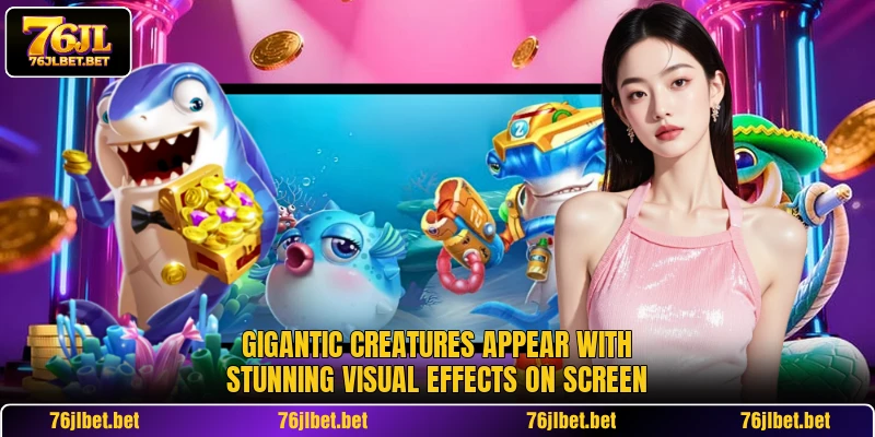 Gigantic creatures appear with stunning visual effects on screen