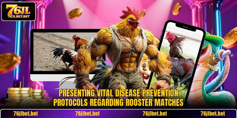 Presenting vital disease prevention protocols regarding rooster matches